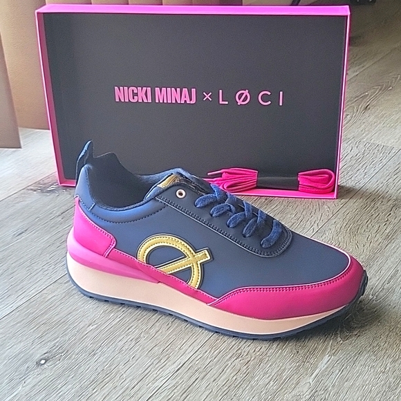 FUSION X NICKI MINAJ X LØCI BIO LEATHER SHOES "Heavyonit pair" - Picture 14 of 17